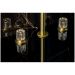 Смеситель Богеме (Boheme) на столешницу Elegante на 3 отв. Mat Gold 152-MG-EL