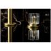 Смеситель Богеме (Boheme) на столешницу Elegante на 3 отв. Mat Gold 152-MG-EL