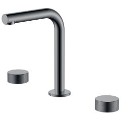Смеситель Богеме (Boheme) на столешницу Stick Touch на 3 отв. Shine Gun Metal 152-SGM.2