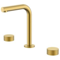 Смеситель Богеме (Boheme) на столешницу Stick Touch на 3 отв. Matt Gold 152-MG.2