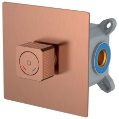 Смеситель Богеме (Boheme) автоматический встроенный Quad Copper Brushed 154-5-CB