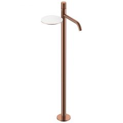 Смеситель Богеме (Boheme) Stick напольный для умыв. Copper Brushed Spirale 120-CB.4