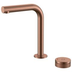 Смеситель Богеме (Boheme) автоматический для раковины на 2 отв. Tech Copper Brushed 158-CB