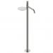 Смеситель Богеме (Boheme) Stick напольный для умыв. Nikel Brush с ручкой Diamond 120-NB