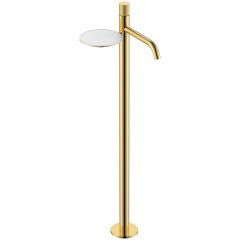 Смеситель Богеме (Boheme) Stick напольный для умыв. Gold Spirale 120-GG.4