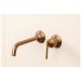 Смеситель Богеме (Boheme) для умывальника из стены, Eterna Brushed Bronze 175-BRB
