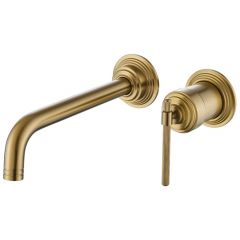 Смеситель Богеме (Boheme) для умывальника из стены, Eterna Bronze 175-BR