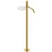 Смеситель Богеме (Boheme) Stick напольный для умыв. Matt Gold Linea 120-MG.3