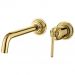 Смеситель Богеме (Boheme) для умывальника из стены, Eterna Gold 175-G