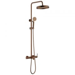 Стойка для душа Богеме (Boheme) Eterna Brushed Bronze 178-BRB