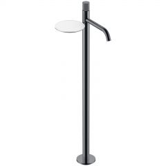 Смеситель Богеме (Boheme) Stick напольный для умыв. Shine Gun Metal Linea 120-SGM.3