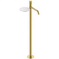 Смеситель Богеме (Boheme) Stick напольный для умыв. Matt Gold Spirale 120-MG.4