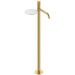 Смеситель Богеме (Boheme) Stick напольный для умыв. Matt Gold Spirale 120-MG.4