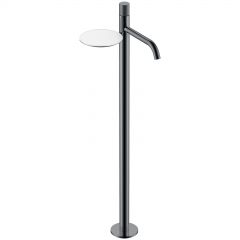 Смеситель Богеме (Boheme) Stick напольный для умыв. Shine Gun Metal Spirale 120-SGM.4