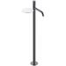 Смеситель Богеме (Boheme) Stick напольный для умыв. Shine Gun Metal Spirale 120-SGM.4