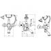 Смеситель Богеме (Boheme) для ванны (душевой комплект) Комплект 263-CRST