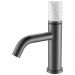 Смеситель Богеме (Boheme) Stick для умыв. низ. Gun Metal Mramor WHITE Комплект 121-GM-MR-W