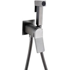 Смеситель встраиваемый HansenPro (ХансенПро) HL60099-P с гигиеническим душем Графит