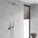 Набор для душа: GROHE Eurocube, с верхним душем Tempesta 250 Cube, хром 25239000