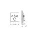 Смеситель для душа Grohe (Гроэ) Grohtherm SmartControl на 3 выхода, внешняя часть, хром 29149000