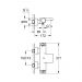 Смеситель для ванны Grohe Grohtherm 2000 (XL Waterfal), термостатический, хром 34174001