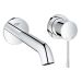 Смеситель для раковины Grohe Essence на 2 отверстия, M-Size, внешняя часть, хром 19408001
