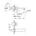 Смесителя для раковины Grohe Eurocube внешняя часть, хром 19895000