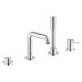 Смеситель для ванны Grohe Essence на 4 отверстия, хром 19578001
