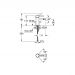 Смеситель для биде Grohe (Гроэ) Essence, размер S, фантомный черный 24395KF1