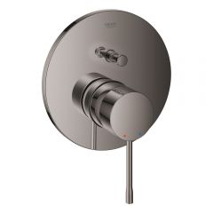 Смеситель для ванны Grohe (Гроэ) Essence 24058A01 скрытого монтажа, темный графит глянец