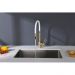 Смеситель для кухни Ganzer (Ганзер) GZ12127-SF, матовое золото,белый