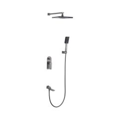 Душевая система Ganzer (Ганзер) GZ02165-Q скрытого монтажа, графит