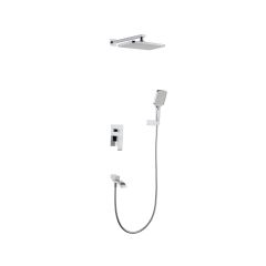 Душевая система Ganzer (Ганзер) GZ44165-F скрытого монтажа, белый,хром