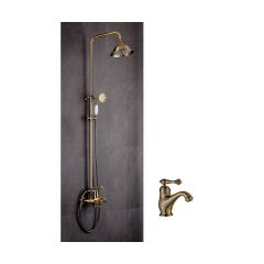 Душевая система Ganzer (Ганзер) GZ77067-D, бронза