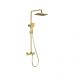 Душевая система с термостатом Kaiser (Кайзер) Cube, Brushed gold 01382-3