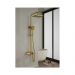 Душевая система с термостатом Kaiser (Кайзер) Cube, Brushed gold 01382-3