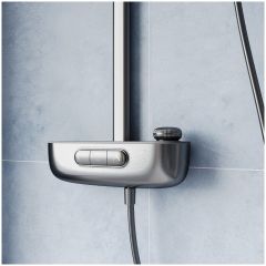 Душевая стойка Створки Гётеборг S03170GB вороненая сталь, Stworki