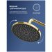Душевая стойка Створки Готланд S13170GM золото, Stworki