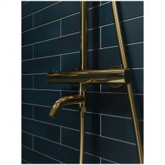 Душевая стойка Створки Готланд S13175GM золото, Stworki