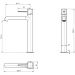 Смеситель для раковины Створки Эстерсунд S31020BK + донный клапан SW-001BK черный матовый, SM-SM-1036105, Stworki