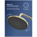 Душевая стойка Створки Киркенес S45170GM матовое золото, Stworki
