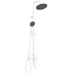 Душевая стойка Створки Киркенес S45170WH белая, Stworki