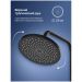 Душевая стойка Створки Лерум S04170BK матовая черная, Stworki