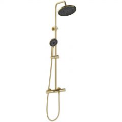 Душевая стойка Створки Лерум S04170GM матовое золото, Stworki