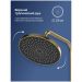 Душевая стойка Створки Лерум S04170GM матовое золото, Stworki