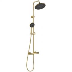 Душевая стойка Створки Сортланд S10160GM матовое золото, Stworki