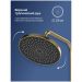Душевая стойка Створки Сортланд S10160GM матовое золото, Stworki