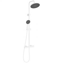 Душевая стойка Створки Сортланд S10160WH белая, Stworki