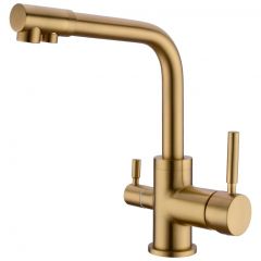 Смеситель для кухни Домачи Равенна DCB 3003 золото, Domaci