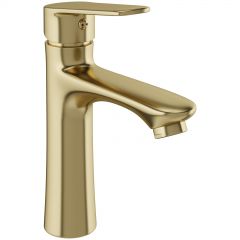 Смеситель для раковины Диво Тула DW-TU03GM матовое золото, Diwo